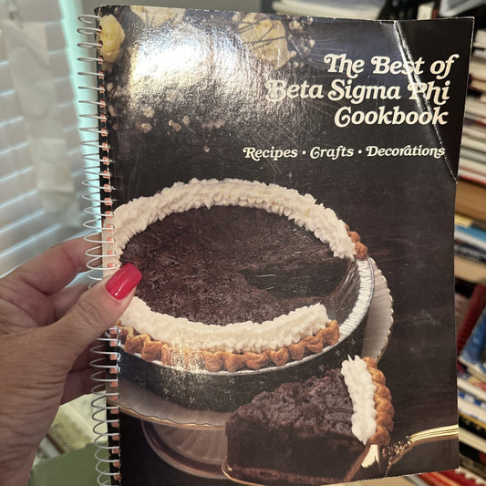 The Best Of Beta Sigma Phi Cookbook 1991 Good Condition
