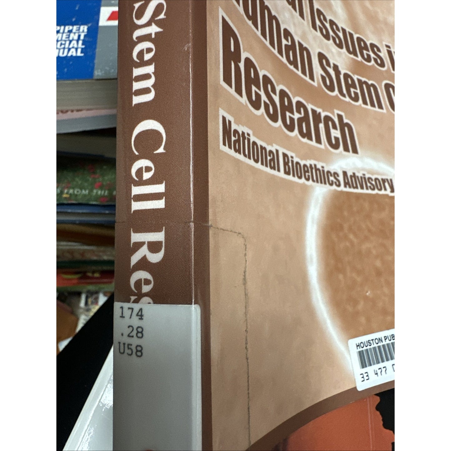 National Bioethics A - Ethical Issues in Human Stem Cell Research