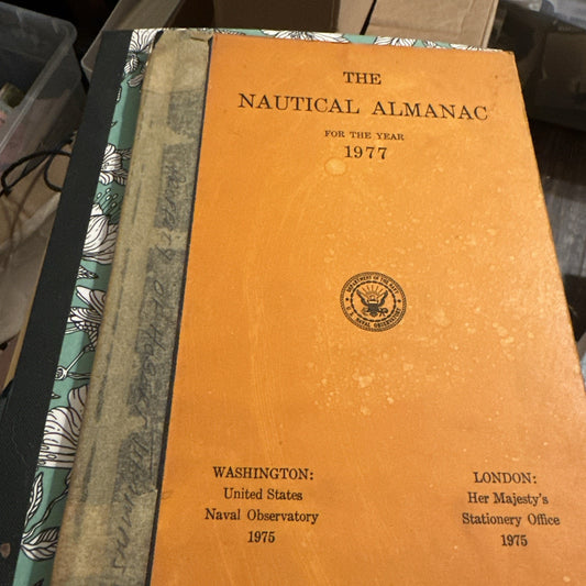 The Nautical Almanac For The Year 1977 US Naval Observatory Charts Pub. 1975