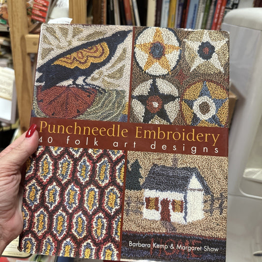 Punchneedle Embroidery: 40 Folk Art Designs Signed