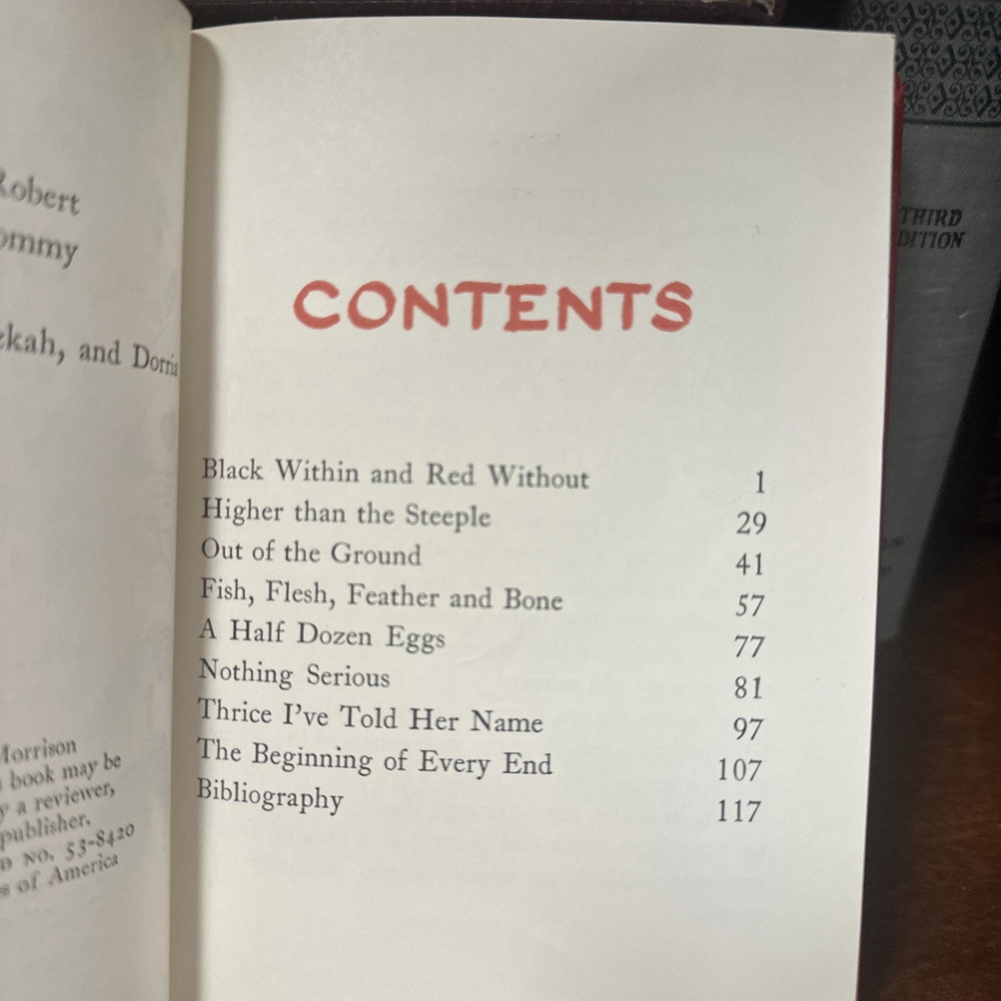 Black Within and Red Without Hardcover