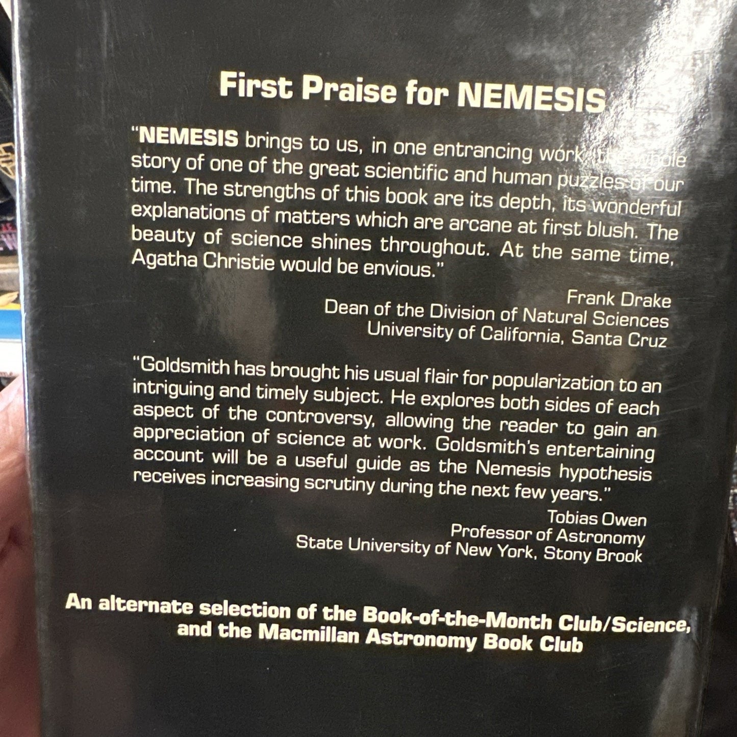 Nemesis : The Sun's Companion Star and Other Theories of Mass Extinction HCDJ