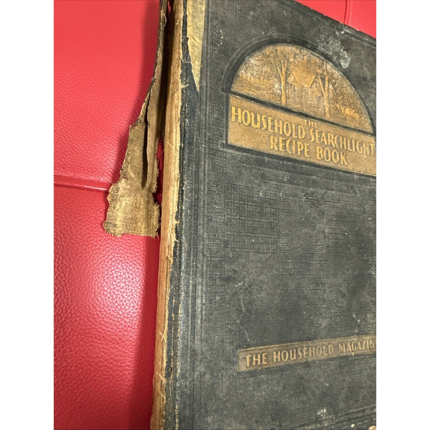 The Household Searchlight Recipe Book 1939 Tabbed Cookbook - Vintage