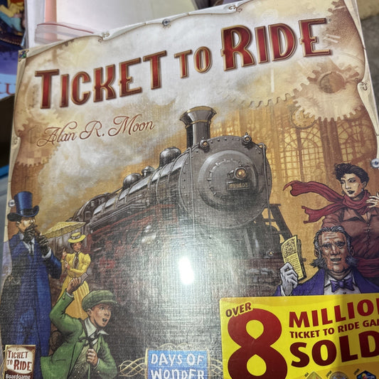 Ticket To Ride Days Of Wonder Alan R Moon Complete Board Game BNIB Sealed