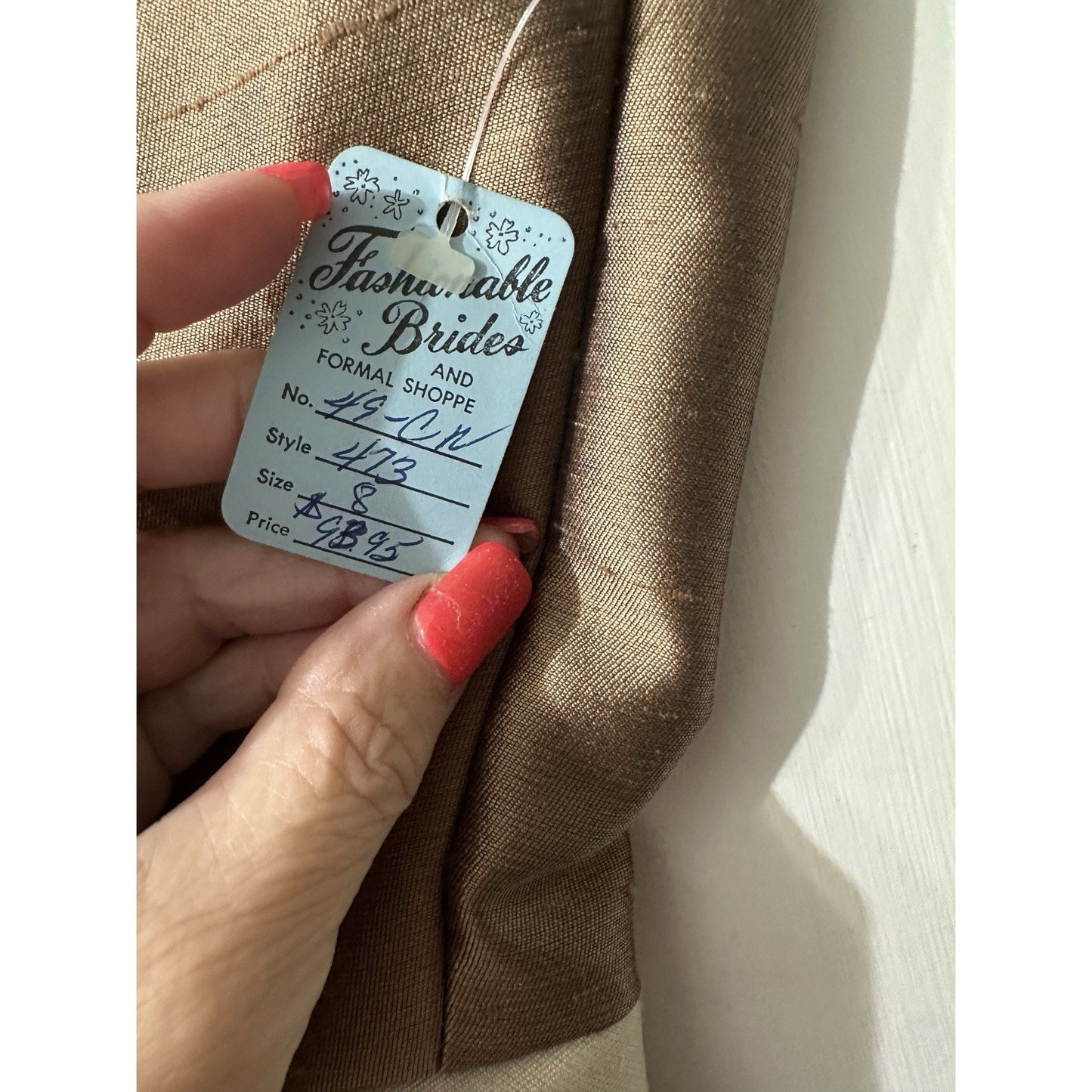 VINTAGE 1950-60 BRIDESMAID/PARTY CUPCAKE DRESS