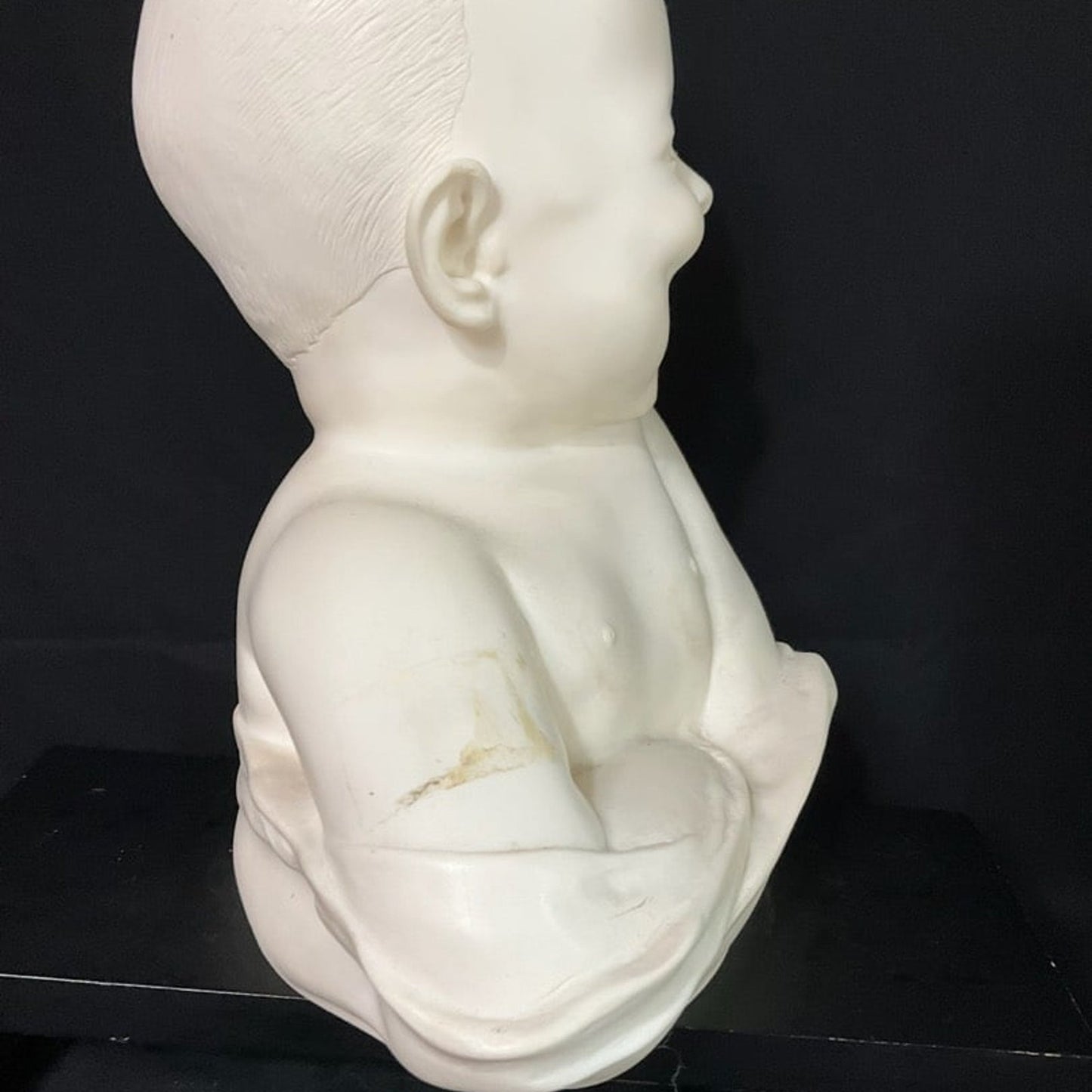 Instant Joy White Plaster Baby Bust Un Istante DI Gioia Rare ART LIMI TED To 793