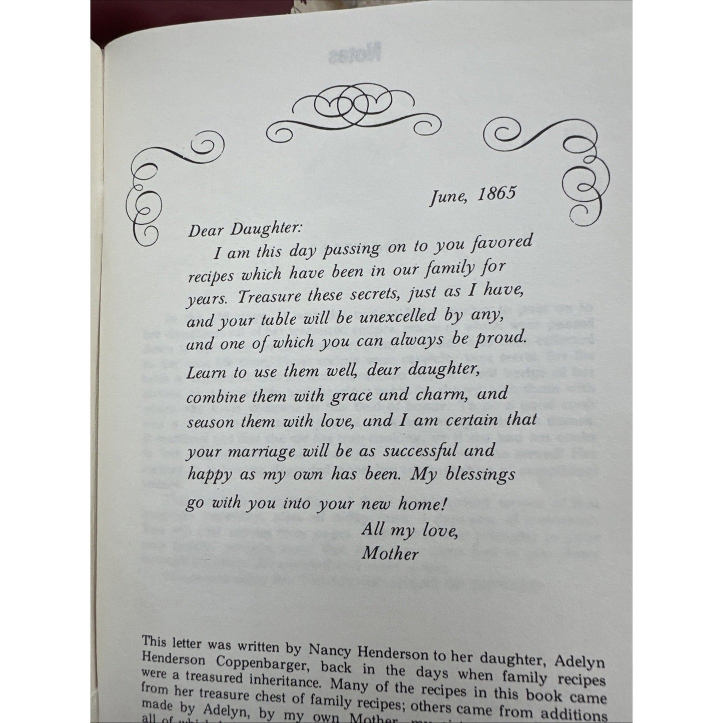 Vintage Dear Daughter Cookbook ~ Bridal Gift Newlyweds ~ Ella Mae Tucker