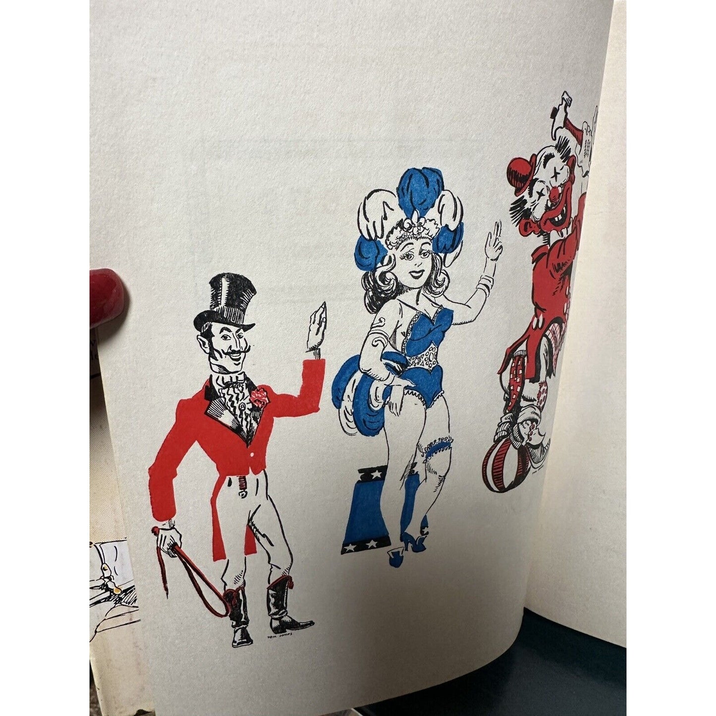 1959 Vintage Circus Book "Circus: Cinders to Sawdust" Illustrated, Dust Jacket