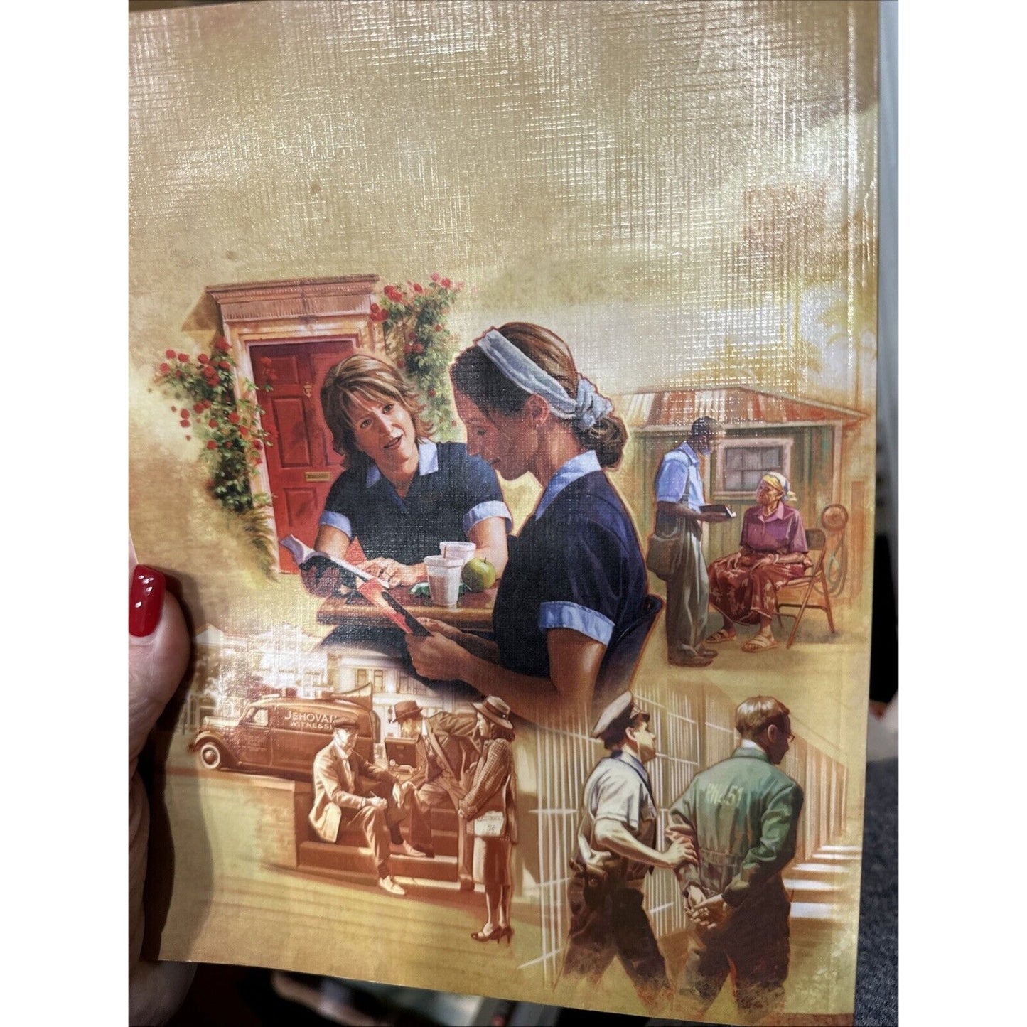 Bearing Through Witness About Gods Kingdom Watchtower JW 2009 Softcover Rare N2