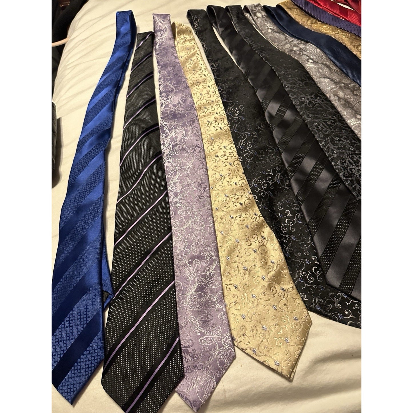 18 Silk Sean John Mens Neckties Fine Tayloring L58” x W3” Great Condition