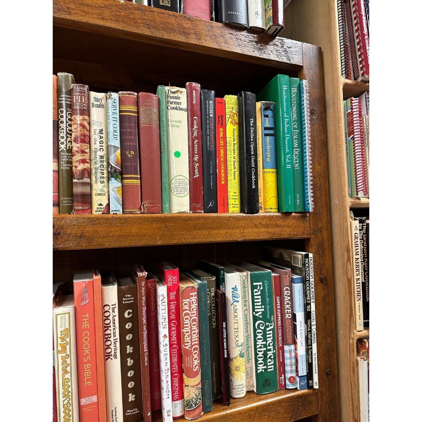 Mix of over 20 pounds of cookbooks