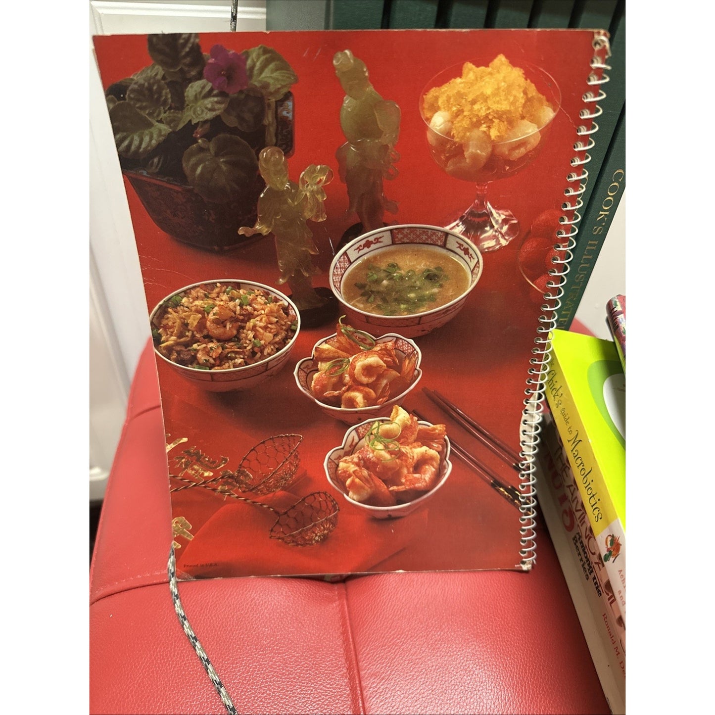 Vintage 1980 Chinese Cooking Class Cookbook Recipes Cook Book Paperback