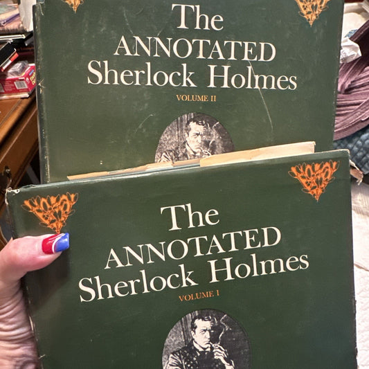 VTG 1967 2ND ED THE ANNOTATED SHERLOCK HOLMES VOL. 1/2 by SIR ARTHUR CONAN DOYLE
