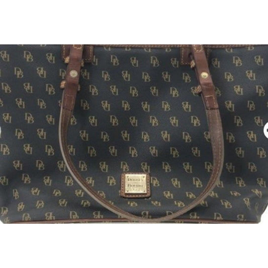 Dooney And Bourke Gretta Small Leisure Shopper Tote Smoke Grey