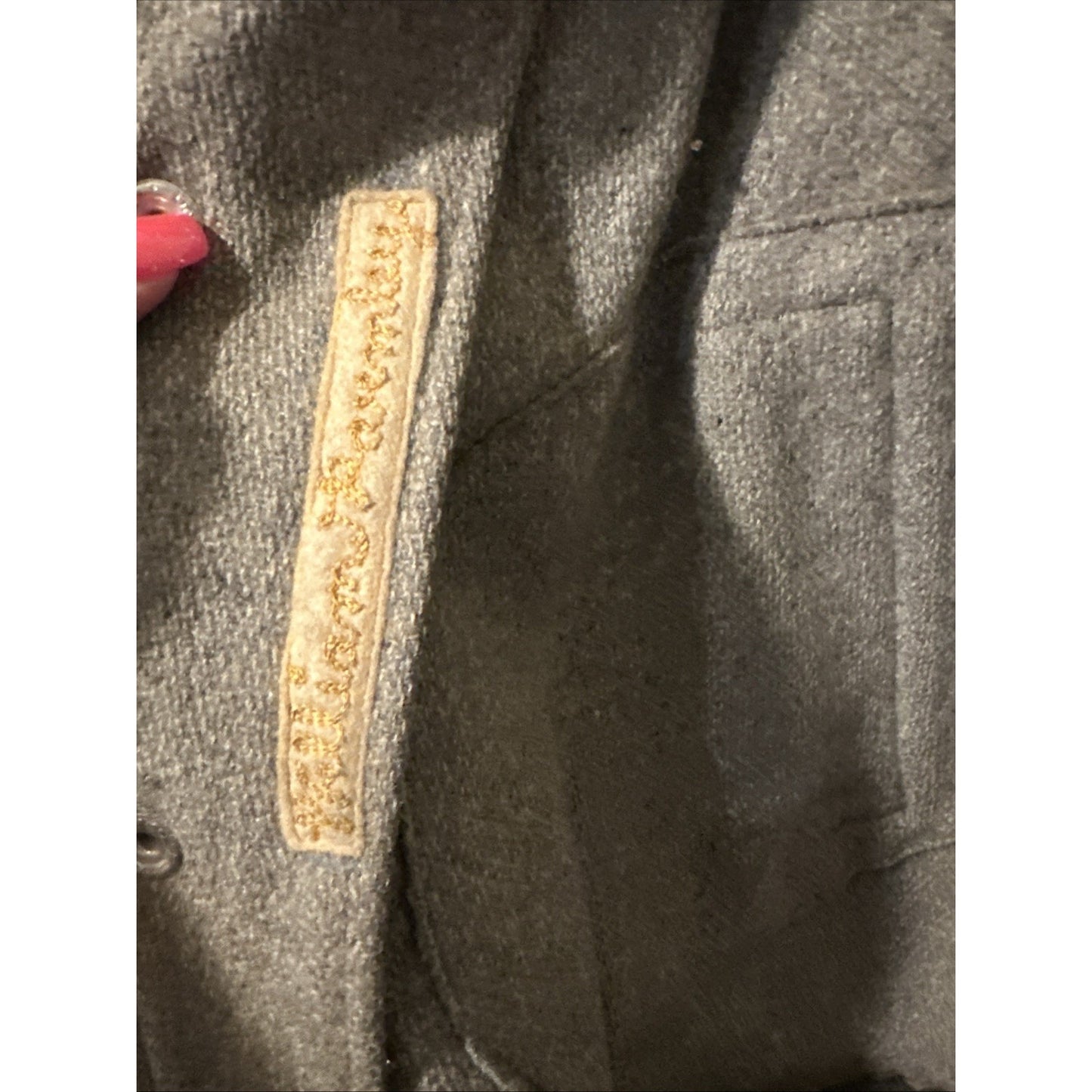 Vintage 1960'S Wool Varsity Jacket Yellow/ Gray