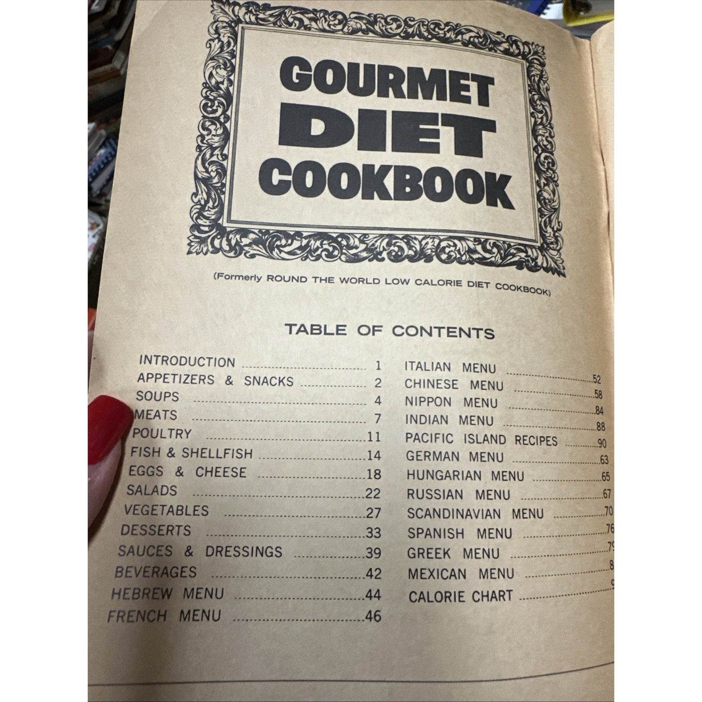 Gourmet Diet Cookbook Calorie Counter November 1974