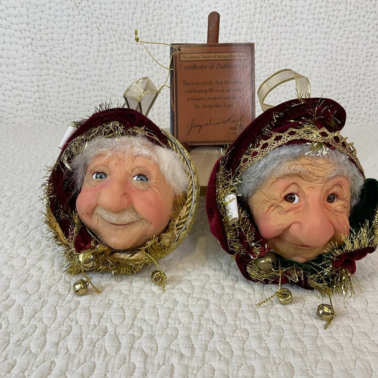 Vintage Kurt S. Adler Christmas Elder Elf’s Giggles & Snickers