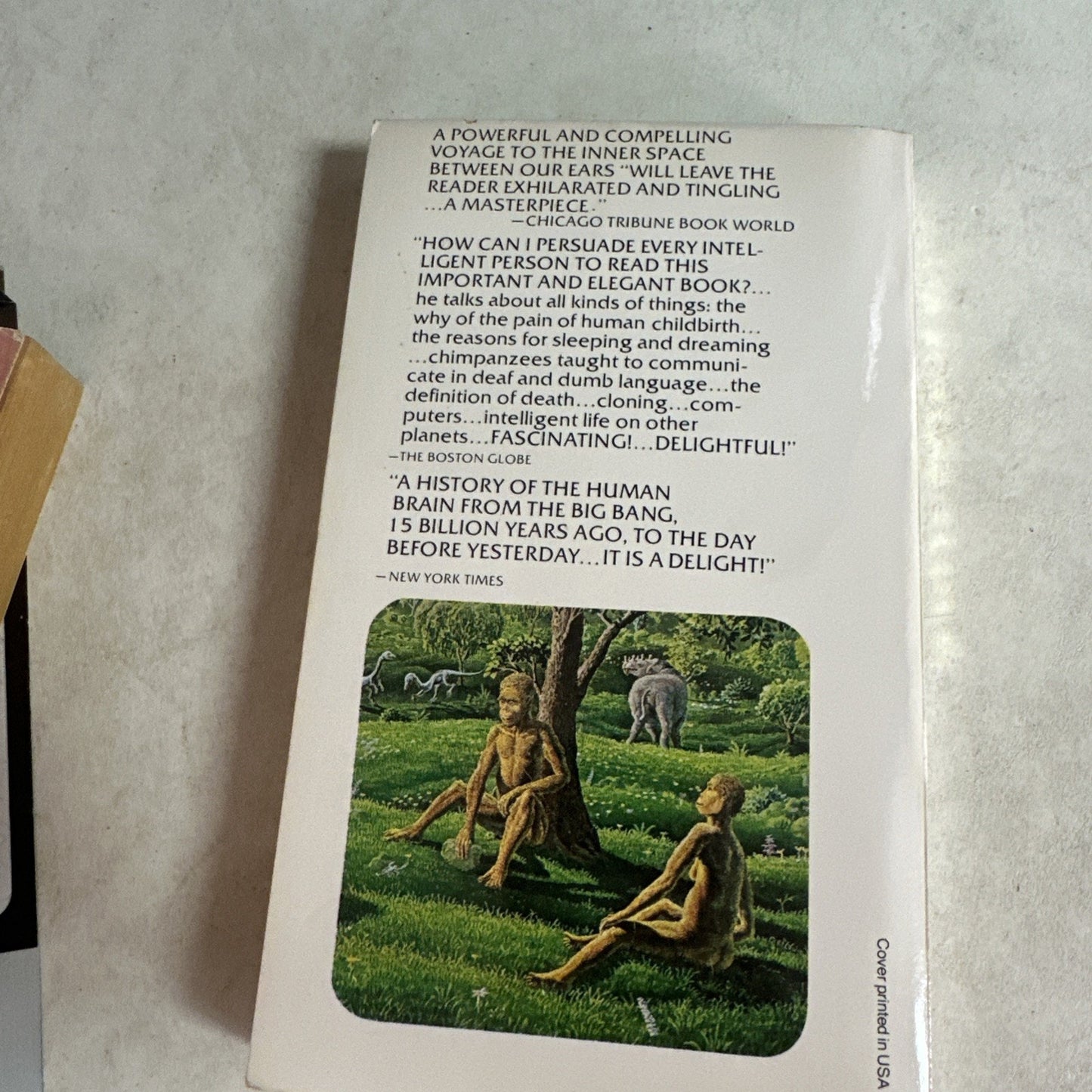 1978 THE DRAGONS OF EDEN Carl Sagan FVF 7.0 1st Ballantine Paperback / Fisherman