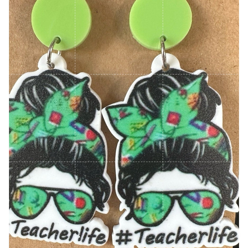 Earrings Fun Teacher Earrings  Teacher Life