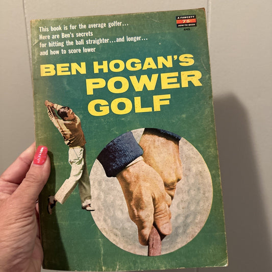 Vintage - Ben Hogan's Power Golf - 1960 Paperback