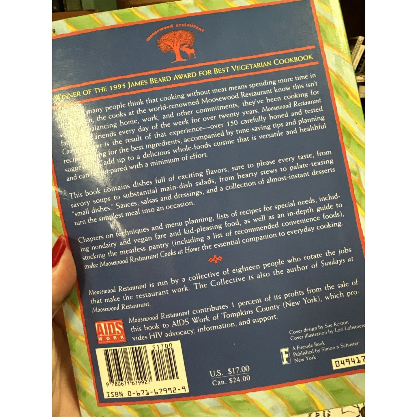 Moosewood Restaurant Cooks at Home: Fast and Easy Recipes - GOOD