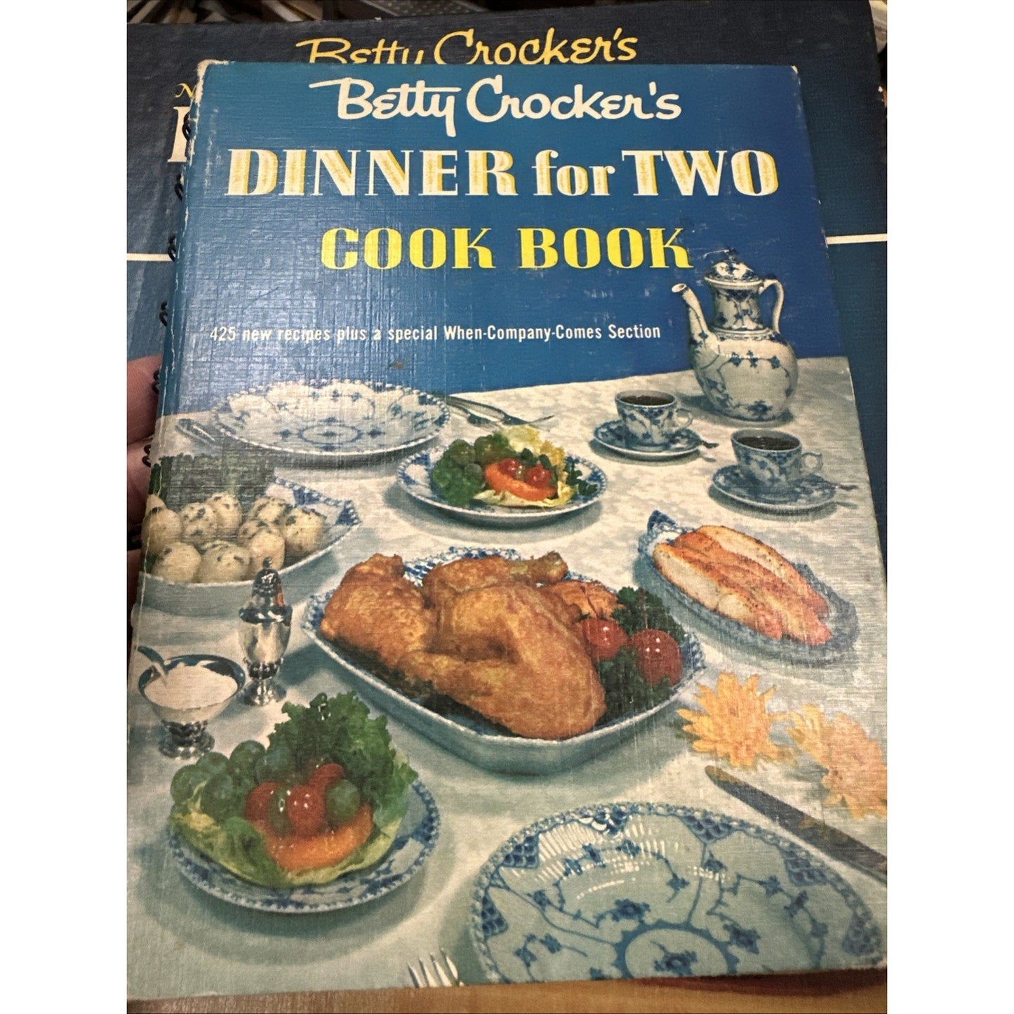Vintage Betty Crocker's Dinner for Two Cook book 1958 1st Ed 1st Print