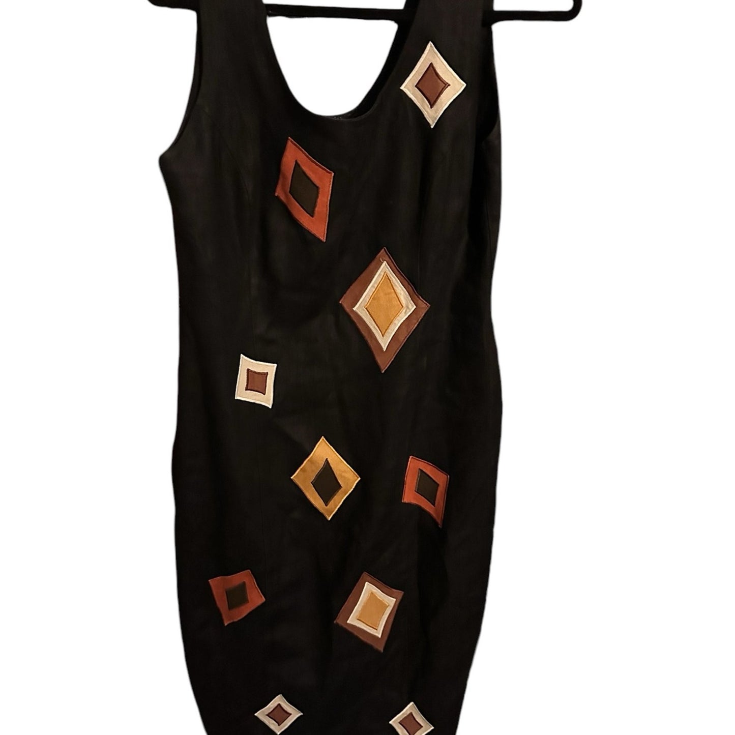 Vintage 80s 90s Andrea Jovine Midi Dress Low Back