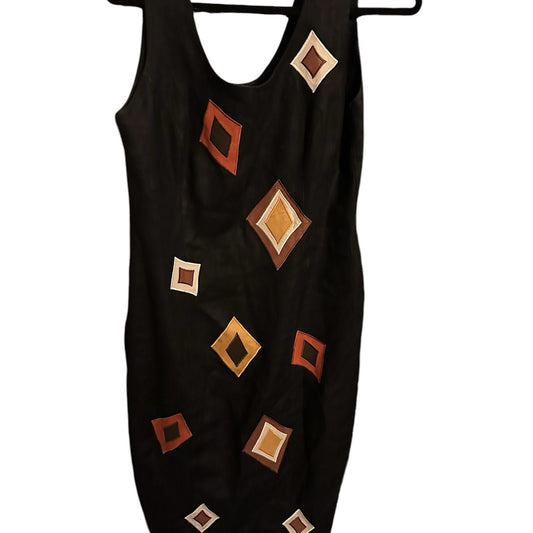 Vintage 80s 90s Andrea Jovine Midi Dress Low Back