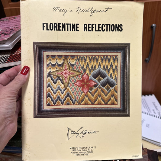 Mary deJarnette Florentine Reflections Needlepoint Pattern Booklet VTG 1979