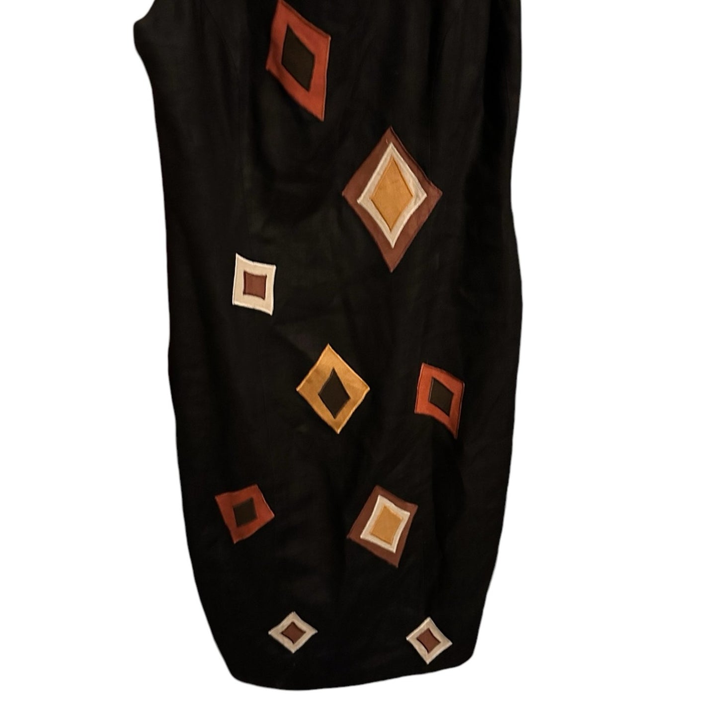 Vintage 80s 90s Andrea Jovine Midi Dress Low Back