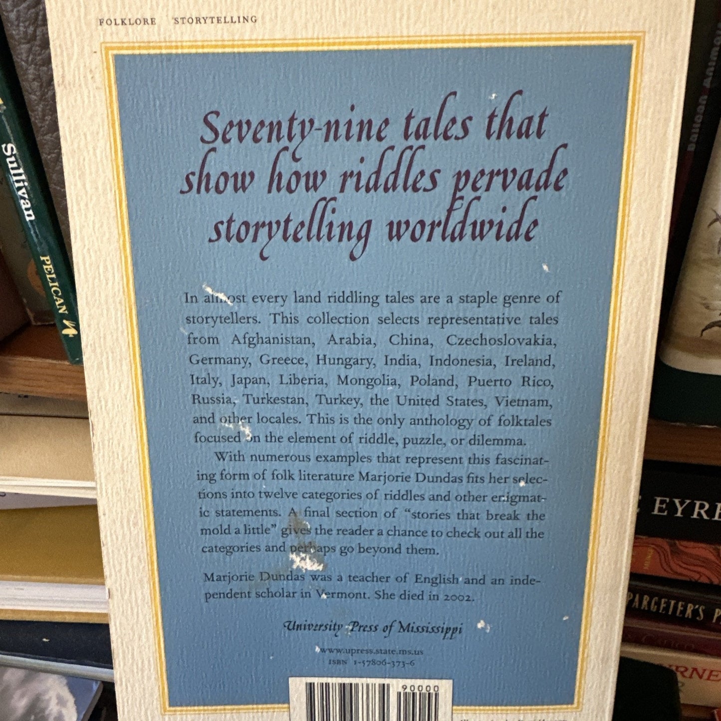 Riddling Tales from Around the World by Dundas, Marjorie