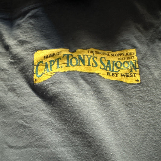 Capt. Tony's Saloon Shirt XL Vintage Screen Stars Double Sided