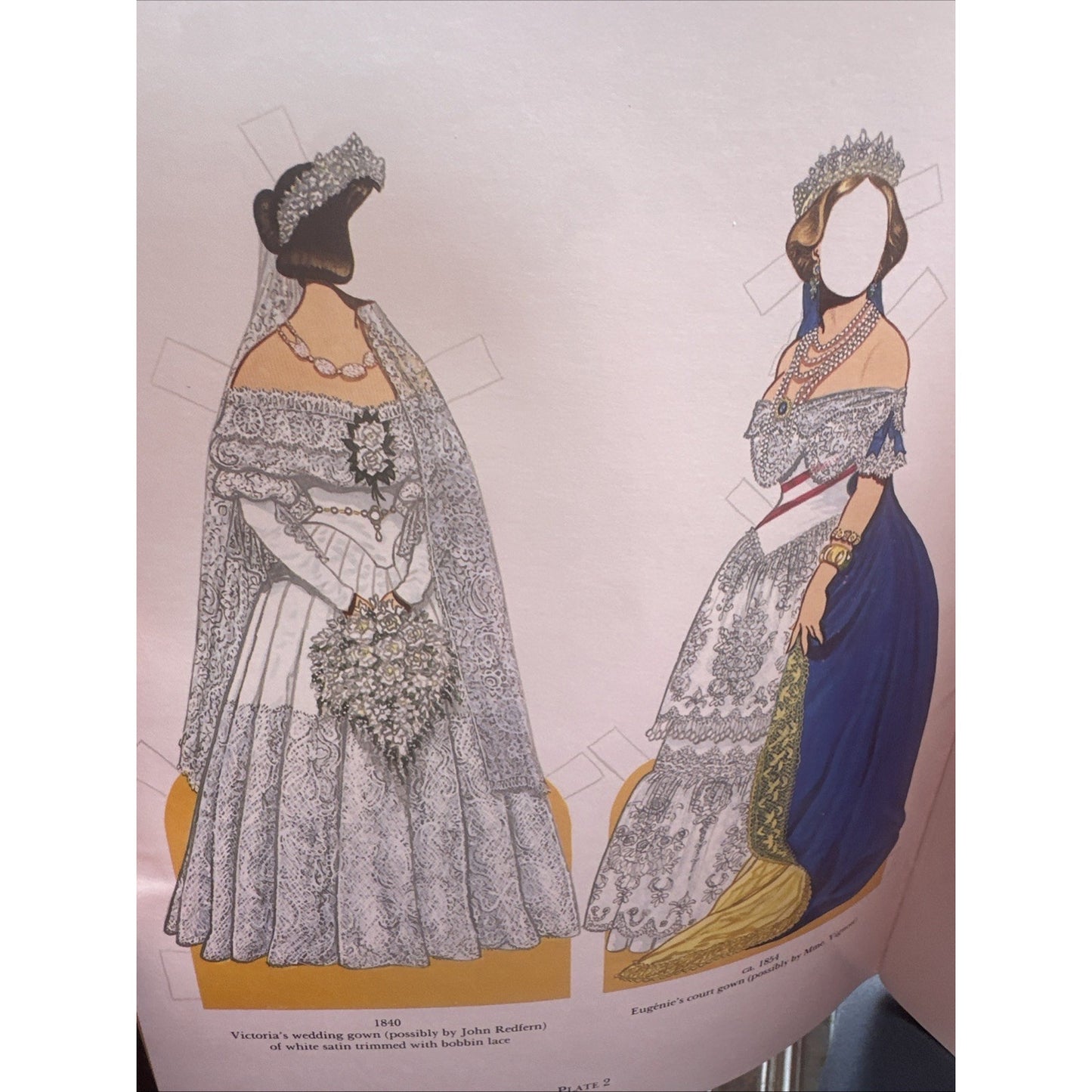 Tom Tierney' Great Fashion Designs of the Victorian Era Paper Dolls New 1987