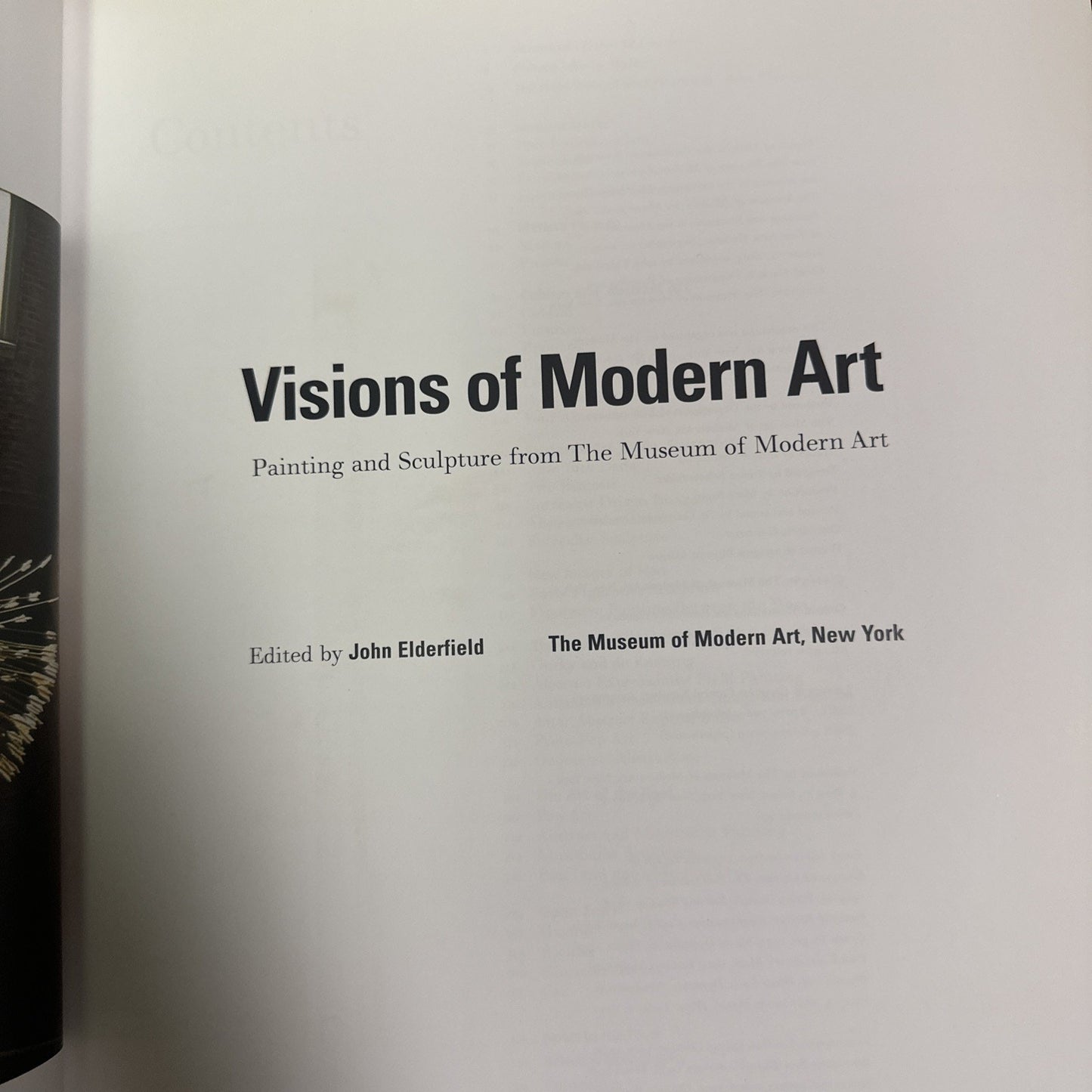 Visions of Modern Art : Painting and Sculpture from the Museum of
