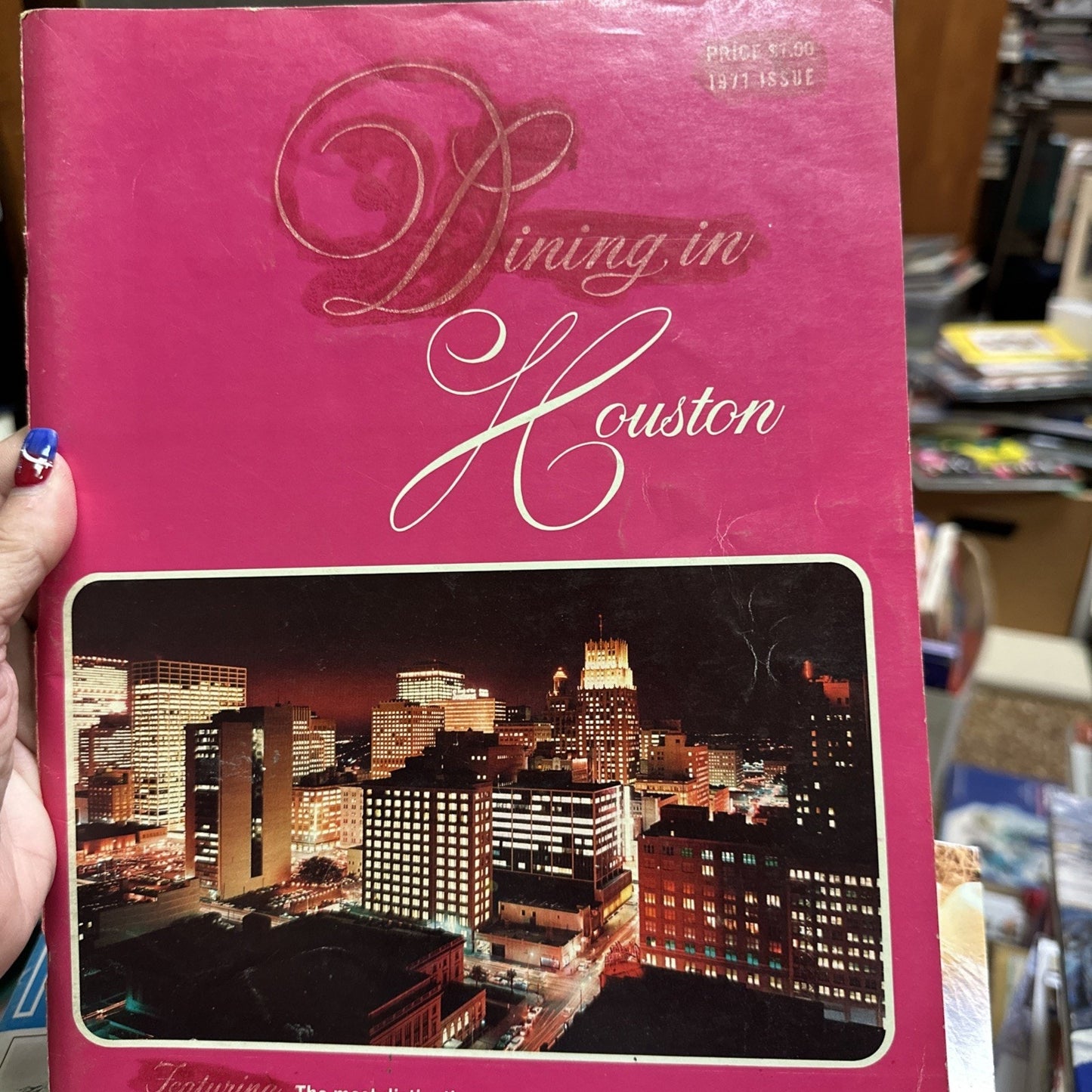 Vintage Dining In — Houston 1971 Restaurants Of The Gulf Coast Area