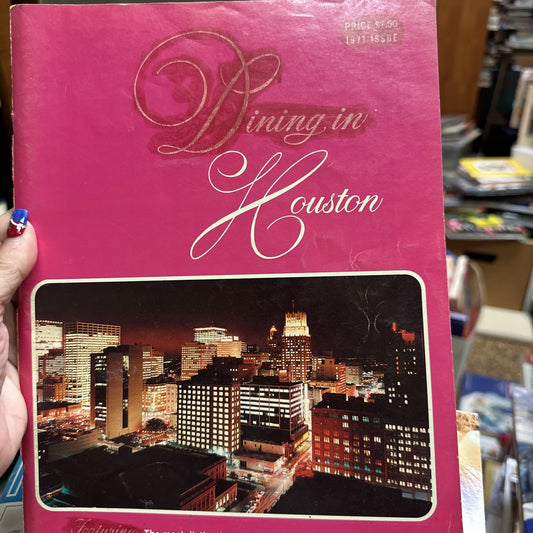 Vintage Dining In — Houston 1971 Restaurants Of The Gulf Coast Area