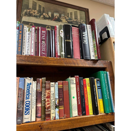 Mix of over 20 pounds of cookbooks