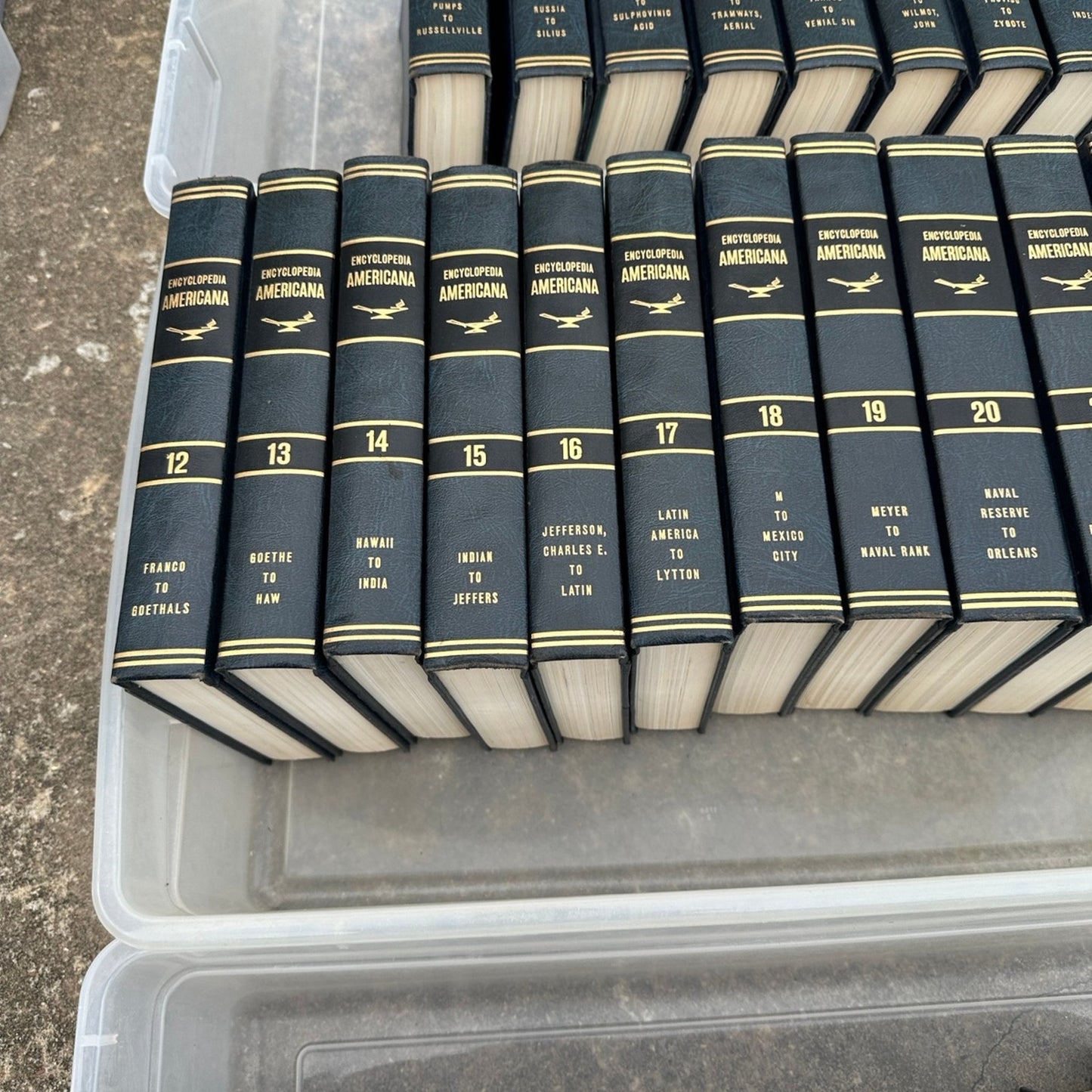 30 Book set Vintage Encyclopedia Americana