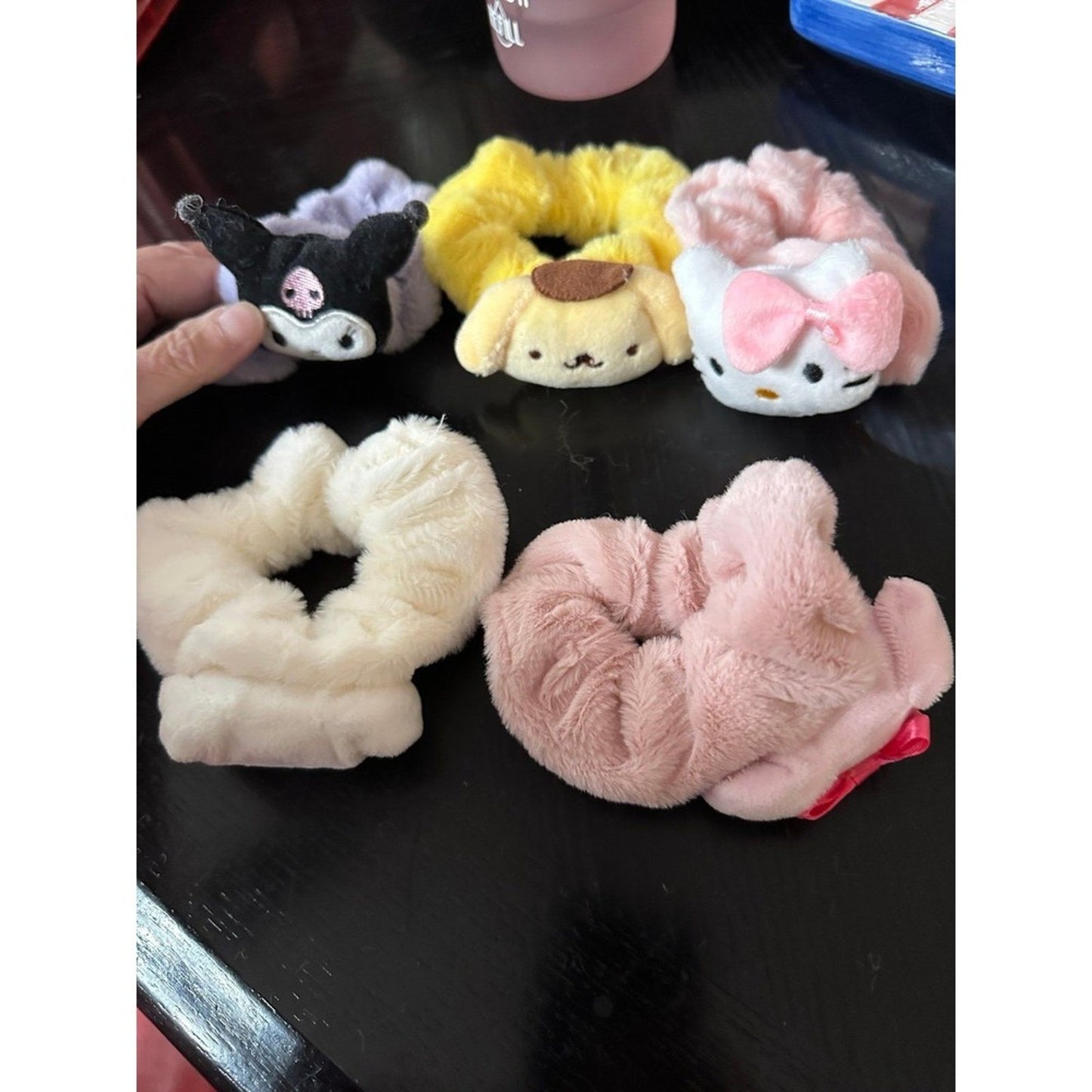 5 New Scrunchie Kuromi hello Kitty my melody  Cinamaroll
