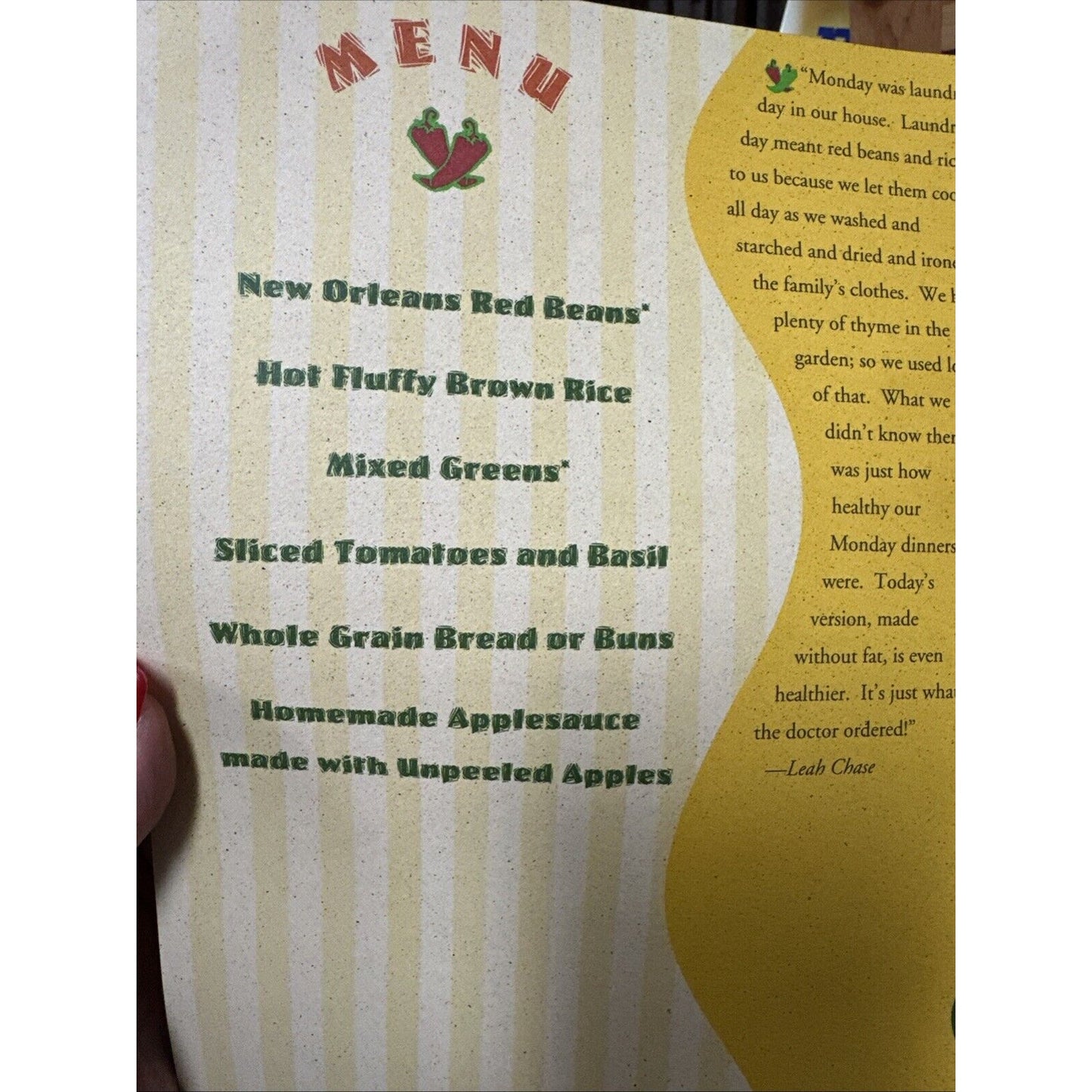 Down Home Healthy Family Recipes of Black American Chef Johnny Rivers Leah Chase