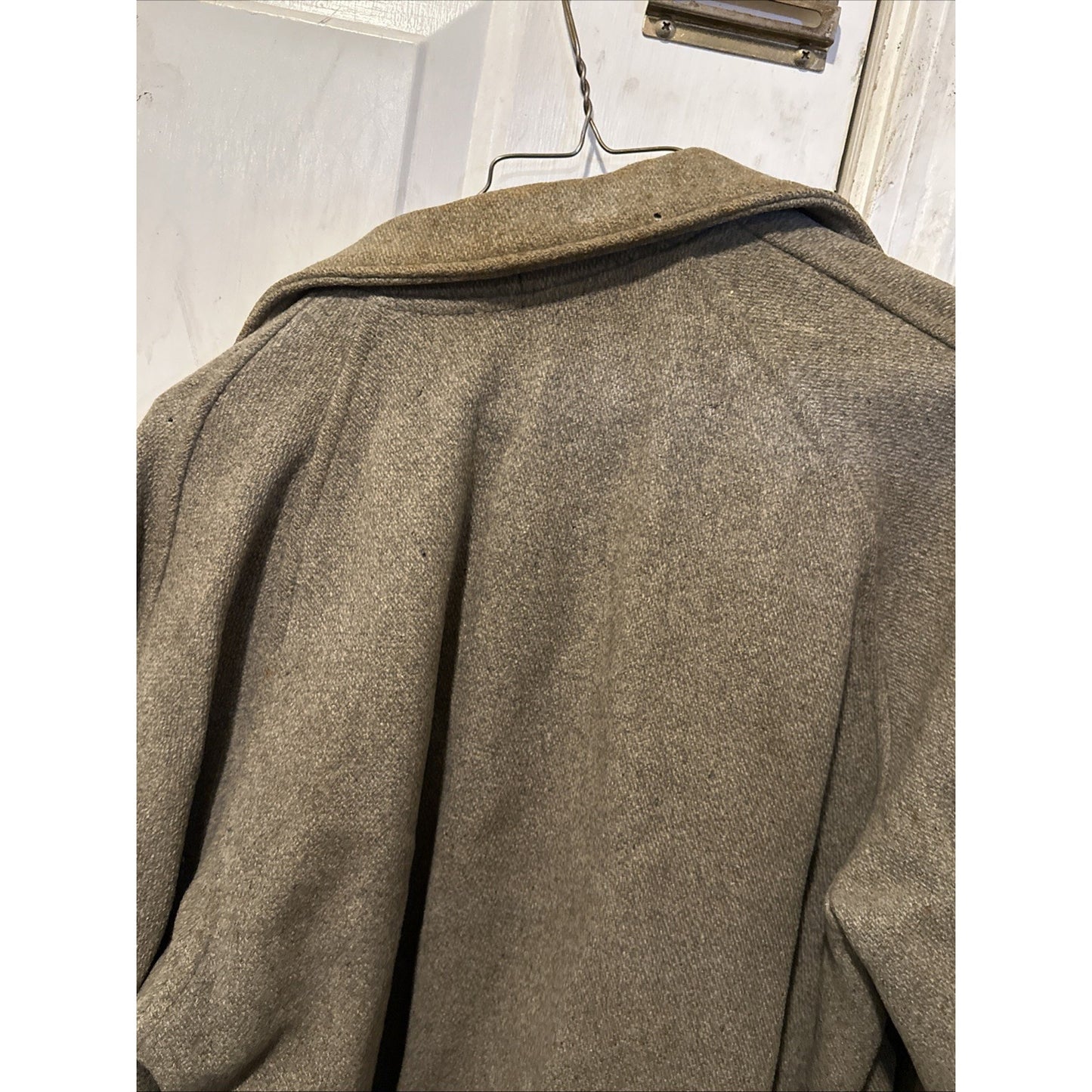 Vintage 1960'S Wool Varsity Jacket Yellow/ Gray