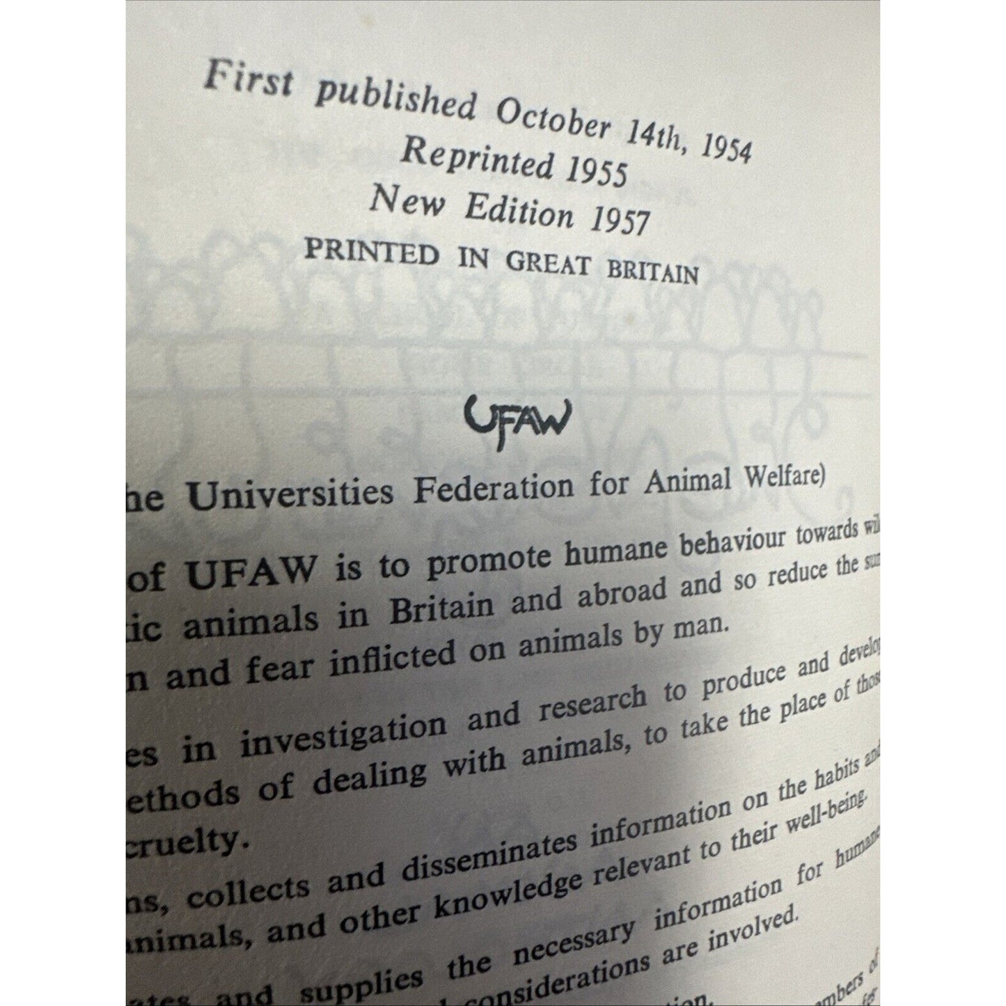Vtg PB book, The Neighbours, An Animal Anthology by Fougasse, 1957