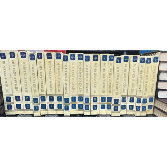 The New Book of Knowledge Children's Encyclopedia SET 20 vols - 1971 Grolier