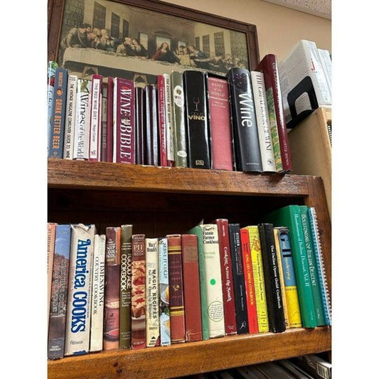 Mix of over 30 pounds of cookbooks