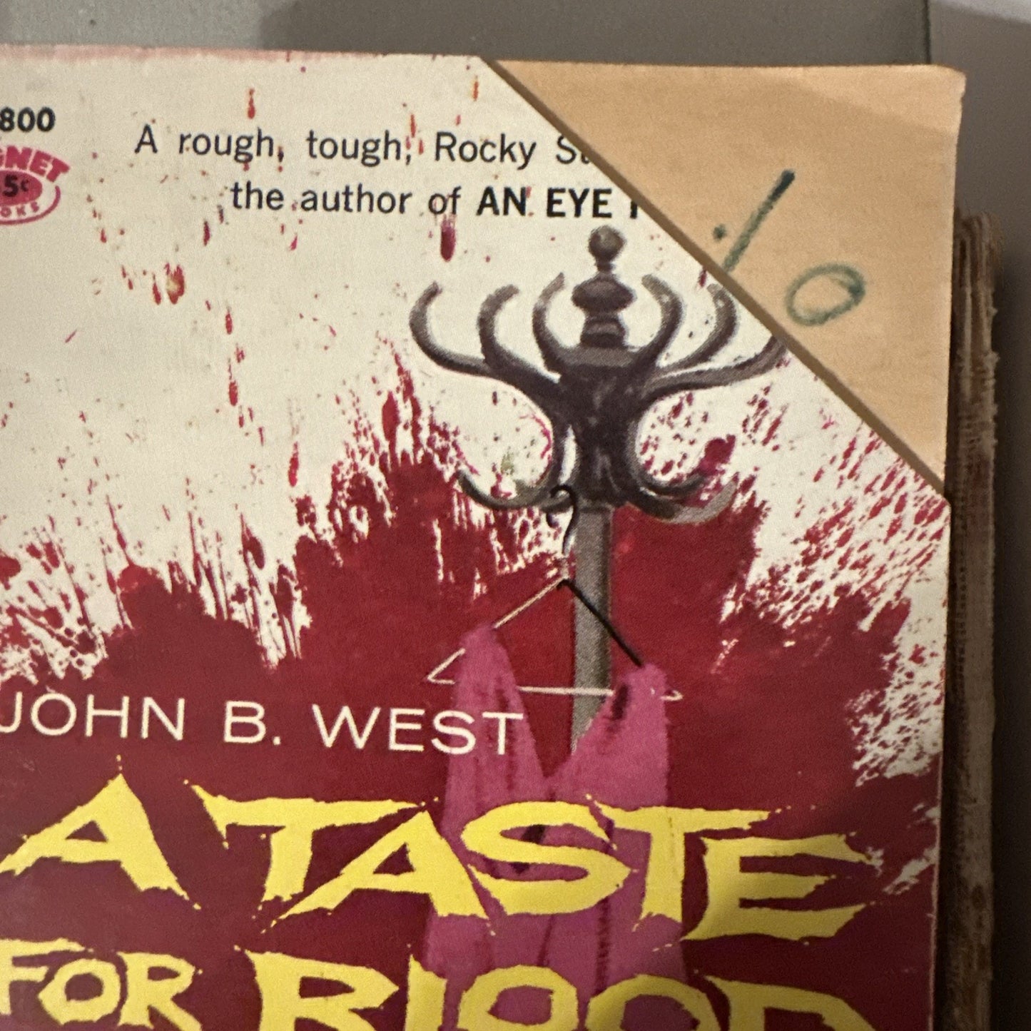 A Taste for Blood by John B. West 1960 Signet Paperback S1800