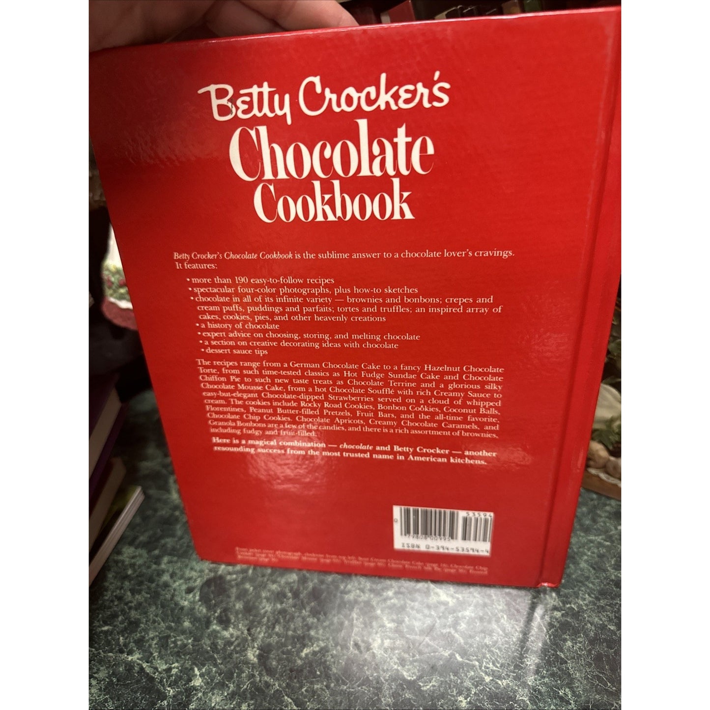 Betty Crocker's Chocolate Cookbook