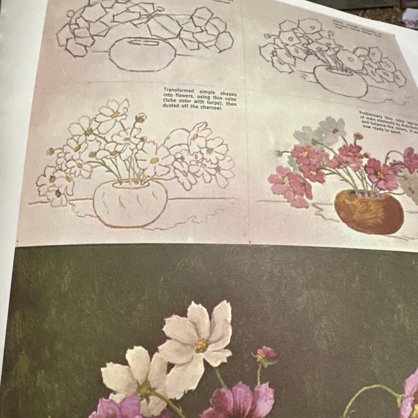 Vintage Walter Foster Art Book How Claude Parsons Paints Flowers Vintage
