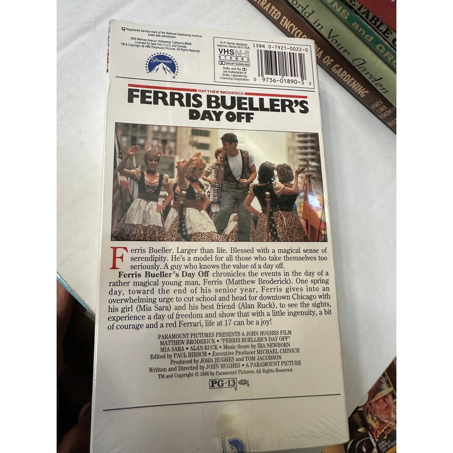 New Sealed VHS Ferris Buellers Day Off Paramount Watermark seal 1986 John Hughes