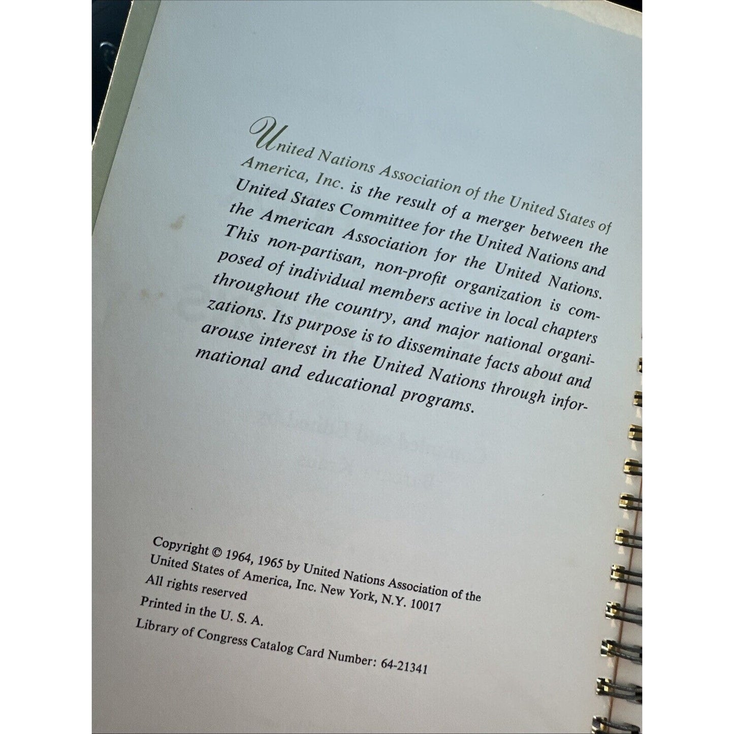 The Cookbook of the United Nations 250 Authentic Dishes Barbara Kraus 1964