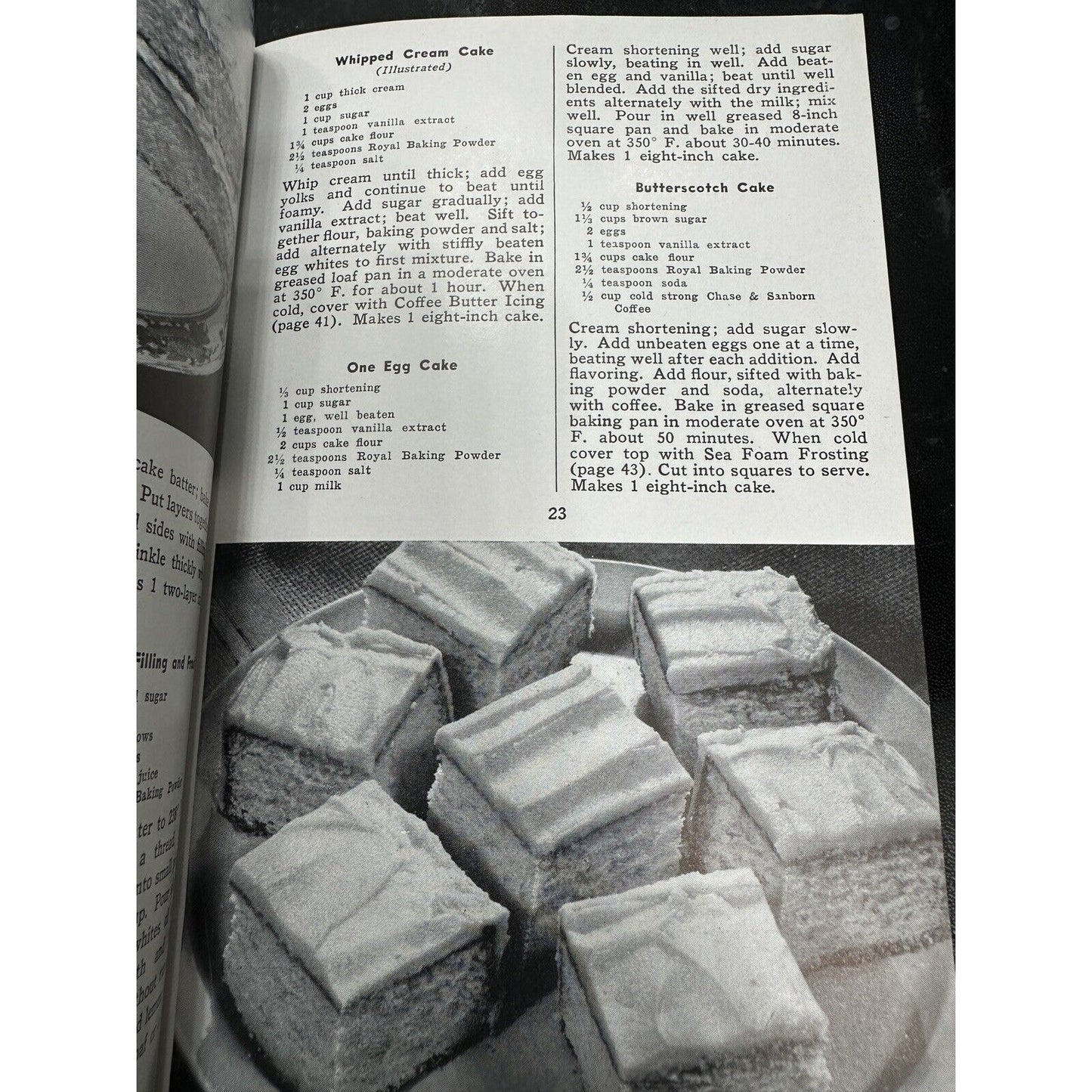 Vintage Royal Baking Powder Cook Book 1940 Paperback 64 pages